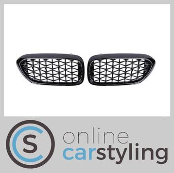 Grill Nieren BMW 5-Serie G30 / G31 Diamant Style Glossy Blac beschikbaar voor biedingen