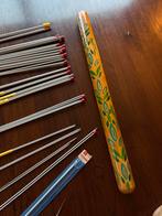 36 nieuwe breinaalden maat 6, 5, 4, 3, 2 incl.Koker, Ophalen of Verzenden, Nieuw, Breien, Naald