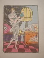 Art Deco Lithografie, Antiek en Kunst, Kunst | Etsen en Gravures, Ophalen of Verzenden