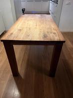 Teakhouten eettafel, Ophalen, Gebruikt, 100 tot 150 cm, Teakhout