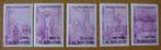 Rep-Suriname 531-535 serie Pasen., Postzegels en Munten, Postzegels | Suriname, Verzenden, Postfris