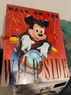 Mickey Mouse poster met glasplaat, Ophalen of Verzenden