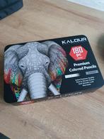 Metalen opbergdoos met kleurpotloden, Hobby en Vrije tijd, Tekenen, Ophalen of Verzenden, Potlood of Stift