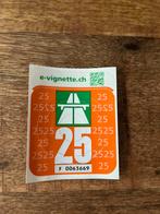 Vignet Zwitserland 2025 nieuw!, Tickets en Kaartjes, Autovignetten, Eén persoon