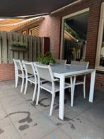 Le sud 6 p tuinset, Tuin en Terras, Tuinsets en Loungesets, Ophalen, Gebruikt, Eettafel, 6 zitplaatsen