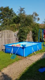 Bestway Steel Pro 300x201x66 cm met zandfilterpomp, Tuin en Terras, Ophalen, Gebruikt, Minder dan 80 cm, 200 tot 400 cm