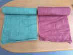 2 doeken van hennep stof, Overige materialen, Overige kleuren, Ophalen of Verzenden, 30 tot 120 cm
