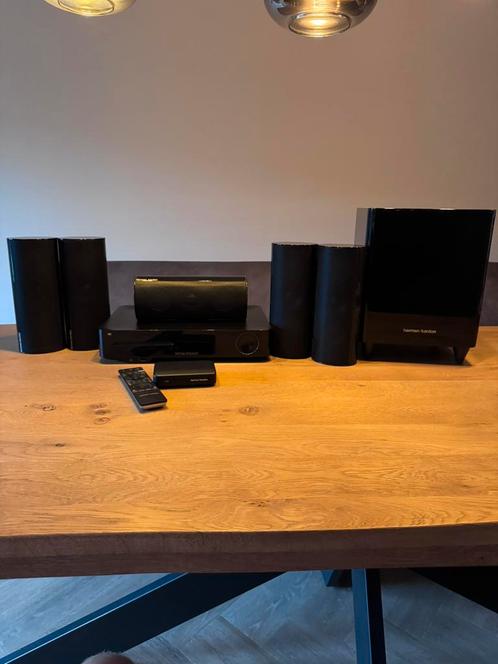 Harman Kardon BDS 577 speakers HKTS 65, Audio, Tv en Foto, Home Cinema-sets, Zo goed als nieuw, Blu-ray-speler, 5.1-systeem, 40 tot 70 watt