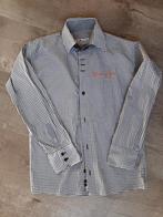 Jongensblouse overhemd zwart wit geruit maat 152, Ophalen of Verzenden, Zo goed als nieuw, Jongen, Overhemd of Blouse