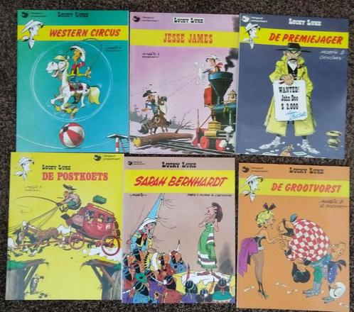 Lucky Luke Stripboeken VHS-video DVD CD, Boeken, Stripboeken, Zo goed als nieuw, Meerdere stripboeken, Ophalen