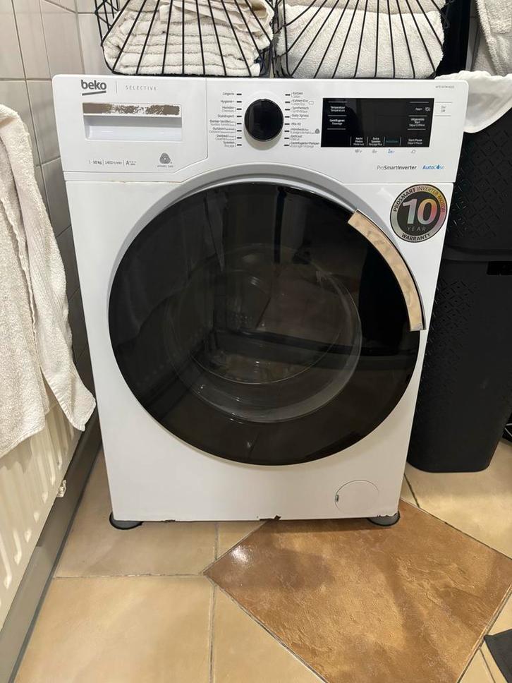 Beko Wasmachine 10kg - Voorlader, Witgoed en Apparatuur, Wasmachines, Gebruikt, Voorlader, 10 kg of meer, 85 tot 90 cm, 1200 tot 1600 toeren