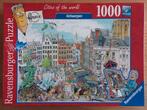 Ravensburger puzzel 1000, Antwerpen, Fleroux COMPLEET, ZGAN, Ophalen of Verzenden, 500 t/m 1500 stukjes, Zo goed als nieuw