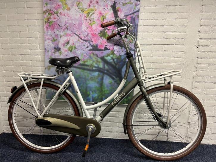 Batavus Flying Dames Wit 56cm, Fietsen en Brommers, Fietsen | Dames | Damesfietsen, Gebruikt, Batavus, 56 cm of meer