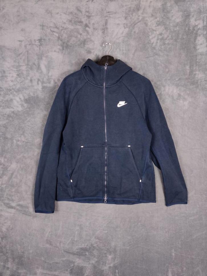 Nike Vest Trui M Blauw Tech Fleece, Kleding | Heren, Truien en Vesten, Zo goed als nieuw, Maat 48/50 (M), Blauw, Ophalen of Verzenden