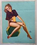 Earl Moran originele pin-up 1940!, Ophalen of Verzenden