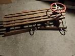 Slee met stuur bobslee roddelen sleeën vintage, Kinderen en Baby's, Ophalen of Verzenden, Gebruikt