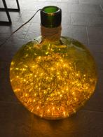 Grote groene vaas met kerstlichtjes !, Ophalen of Verzenden, Gebruikt
