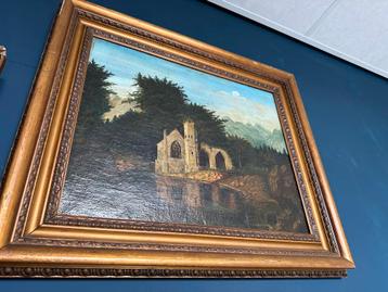 Antiek Schilderij - Groot Formaat beschikbaar voor biedingen