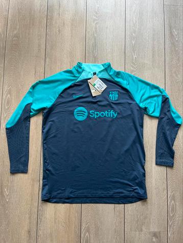 Nieuw origineel FC Barcelona traningsjas, maat XL, Blauw beschikbaar voor biedingen
