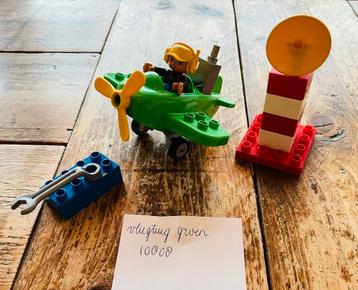Lego Duplo Groene Vliegtuig beschikbaar voor biedingen