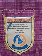 Originele wedstrijdvaan Jong Oranje-Jong Cyprus 2001, Ophalen of Verzenden, Zo goed als nieuw, Buitenlandse clubs, Vaantje of Sjaal