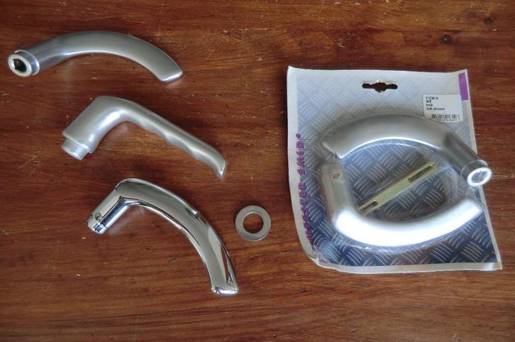 deurklinken divers / deurklink, kruk met chroom 4123810 346, Doe-het-zelf en Verbouw, Hang- en Sluitwerk, Gebruikt, Klink of Kruk