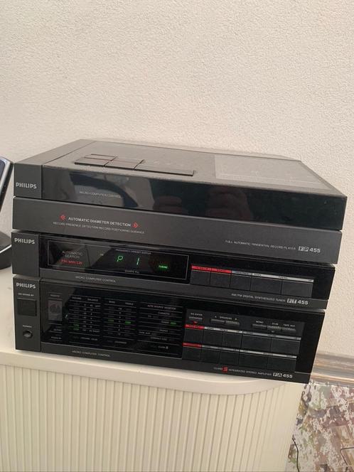 Te koop, tweedehands stereo-installatie met luidsprekers, Audio, Tv en Foto, Stereo-sets, Gebruikt, Tuner of Radio, Speakers, Philips