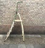 Vintage Brabantia huishoudtrap 3 treden + plateau, Ophalen, Gebruikt, Trap, Opvouwbaar of Inschuifbaar
