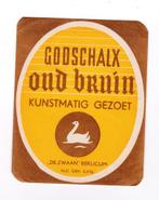 Godschalx Oud Bruin Etiket / Brouwerij De Zwaan Berlicum (NB, Nieuw, Overige merken, Overige typen, Verzenden