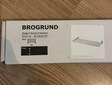 Rekje/handdoekstang van Ikea (Brogrund) beschikbaar voor biedingen