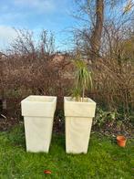 Verlichte Plantenbak voor Buiten, Tuin en Terras, Bloembakken en Plantenbakken, Ophalen, Tuin, Kunststof, Vierkant