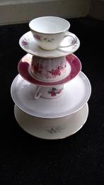 Etagère van retro servies vintage, Huis en Inrichting, Woonaccessoires | Etagères, Ophalen of Verzenden, Zo goed als nieuw