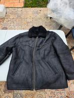 Leren gevoerde jas maat 54, Kleding | Heren, Ophalen, Zo goed als nieuw, Maat 52/54 (L), Bruin