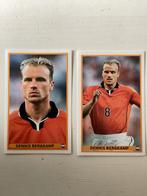 2 Panini plaatjes Dennis Bergkamp Euro 2012, Zo goed als nieuw, Poster, Plaatje of Sticker, Verzenden