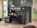 London hoogslaper- 90x200 - Antraciet, Huis en Inrichting, Slaapkamer | Stapelbedden en Hoogslapers