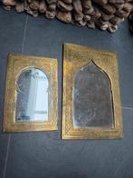 Marokkaanse handwerk spiegel metaal arabisch oosters, Gebruikt, Ophalen of Verzenden, https://verburgtvintage.nl/#contact, Schipluidenlaan 20 5035KJ Tilburg