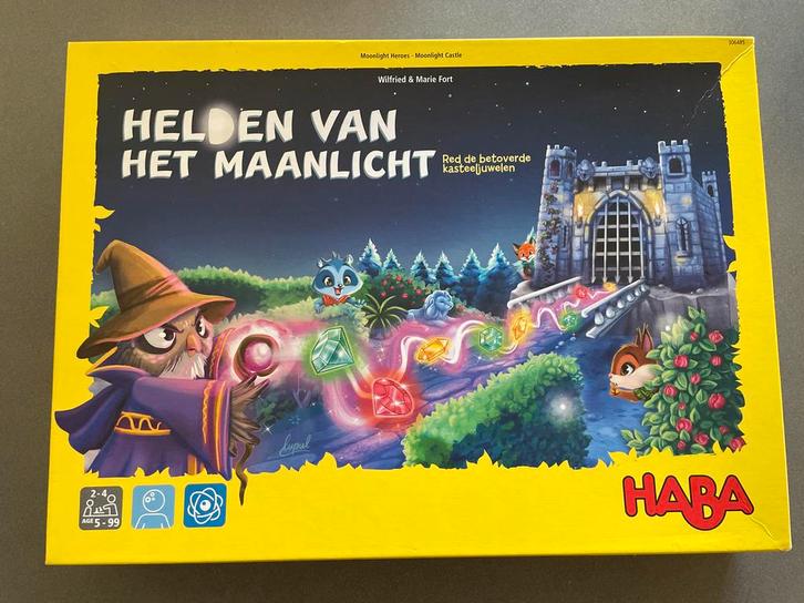 HABA Helden van het Maanlicht - Nieuw!, Hobby en Vrije tijd, Gezelschapsspellen | Bordspellen, Nieuw, Een of twee spelers, Ophalen of Verzenden