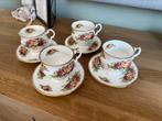 Elizabethan staffordshire kop en schotel, Antiek en Kunst, Antiek | Servies los, Ophalen