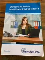 Elementaire kennis bedrijfsadministratie deel 2 werkboek, Ophalen of Verzenden, Beta, Zo goed als nieuw, MBO