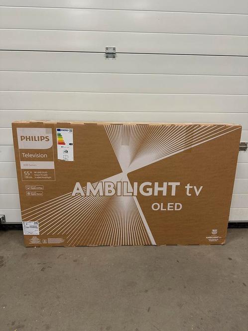 Philips 55”  OLED 55OLED809 - Ambilight (2024) 4K Smart TV, Audio, Tv en Foto, Televisies, Nieuw, OLED, 100 cm of meer, 4k (UHD)