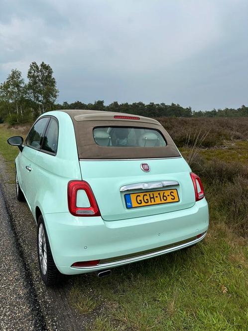 Fiat 500C 1.2 69pk 2017 Groen, Auto's, Fiat, Particulier, 500C, Benzine, Cabriolet, Handgeschakeld, Geïmporteerd, Groen, Voorwielaandrijving