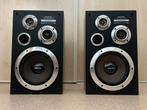 Memorex 3-weg luidspreker box 60W set, Gebruikt, 60 tot 120 watt, Front, Rear of Stereo speakers, Ophalen