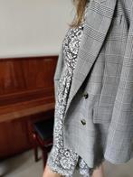 Oversized blazer zwart/witte ruit, Kleding | Dames, Maat 42/44 (L), Ophalen of Verzenden, Zo goed als nieuw, Jasje