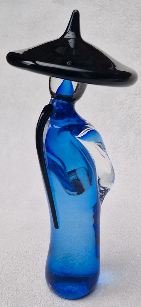 Italiaans Glasdesign CHINEES m. lange vlecht Vetri di Murano, Antiek en Kunst, Kunst | Designobjecten, Ophalen of Verzenden