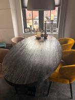 PTMD Ovale Eettafel Zwart 220x110, Ophalen, Gebruikt, 100 tot 150 cm, 200 cm of meer