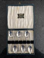 Set van zes verzilverd metalen theelepeltjes. Sheffield., Antiek en Kunst, Antiek | Bestek, Ophalen of Verzenden