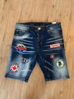Korte jeans spijkerbroek Uniplay, Kleding | Heren, Spijkerbroeken en Jeans, W32 (confectie 46) of kleiner, Blauw, Ophalen of Verzenden