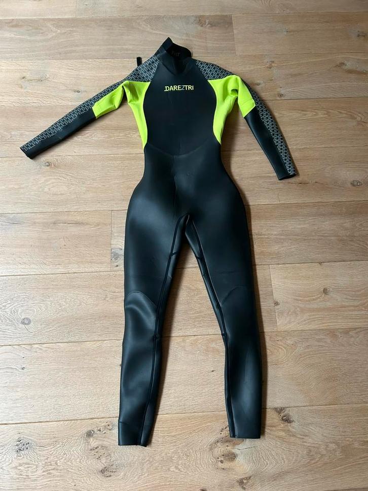Wetsuit openwater zwemmen dare2tri maat fmt, Watersport en Boten, Watersportkleding, Zo goed als nieuw, Wetsuit, Dame, Ophalen of Verzenden