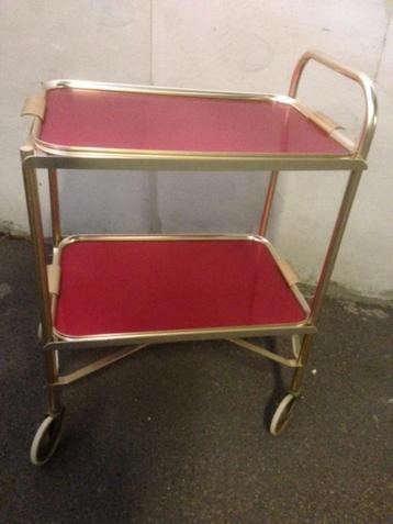 Vintage /retro serveerwagen periode '50 / '70 beschikbaar voor biedingen