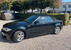 BMW 1-Cabrio 120i 170pk Aut. 2008 Zwart Dealer onderhouden, Achterwielaandrijving, 4 cilinders, 7 stoelen, Zwart
